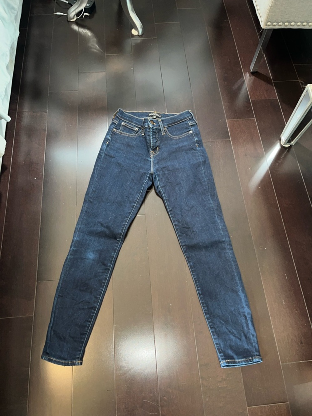 J. Crew Dark Blue Skinny Jeans